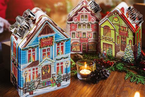 red metal tin houses|Amazon.com: Christmas Metal Houses.